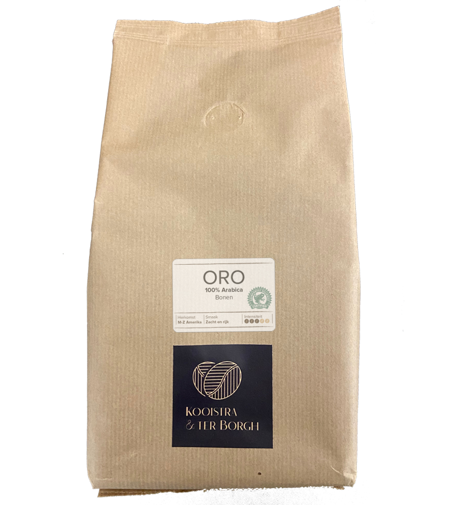 Ontdek de smaken van Kooistra & ter Borgh met onze Oro Proefverpakking. We kunnen ons voorstellen dat u niet direct een keuze kan maken tussen onze koffiebonen.